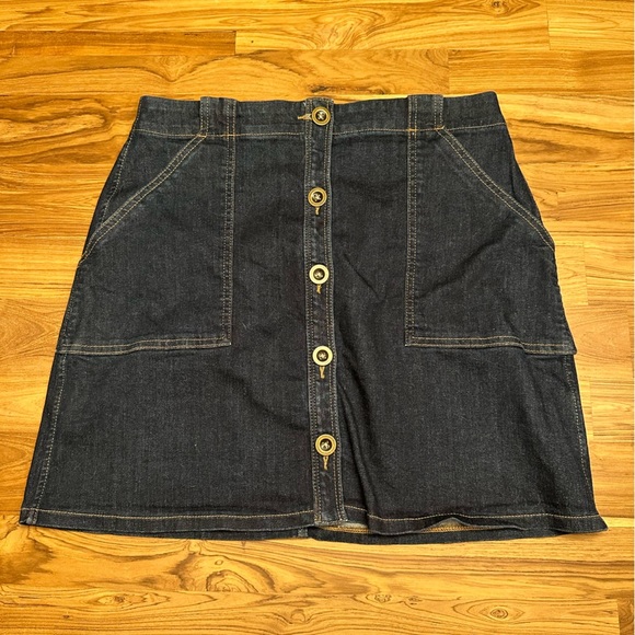 Banana Republic Jean skirt size 8 - Picture 1 of 5